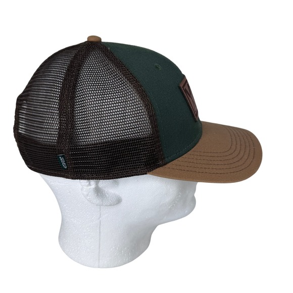 Legacy Oregon Cultus Lake Snapback Cap Hat Mesh Back Adjustable Green Brown OS - Picture 7 of 8